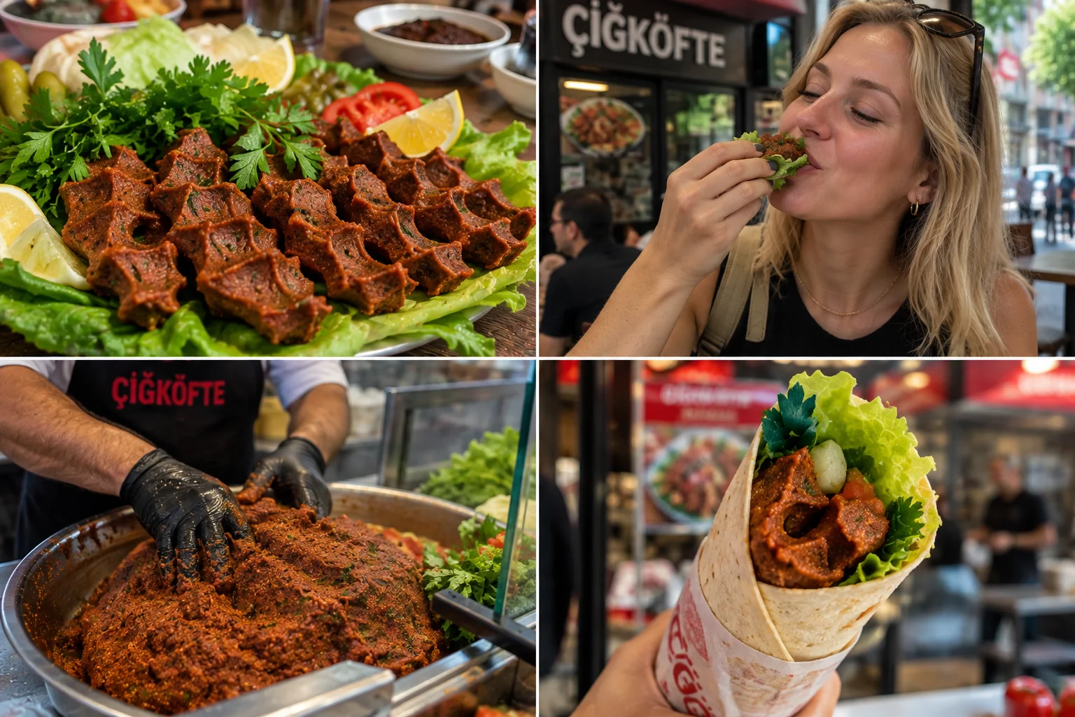 Must-Try Turkish Street Food: Çiğ Köfte, the Spicy Bulgur Bite Wrapped in Freshness