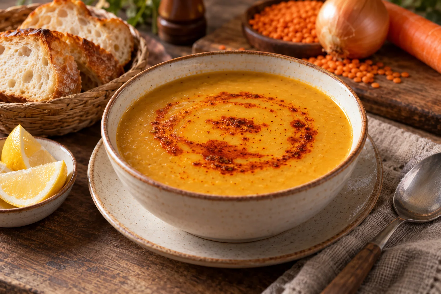 Turkish Restaurant-Style Lentil Soup: Smooth, Warming and Easy to Make at Home