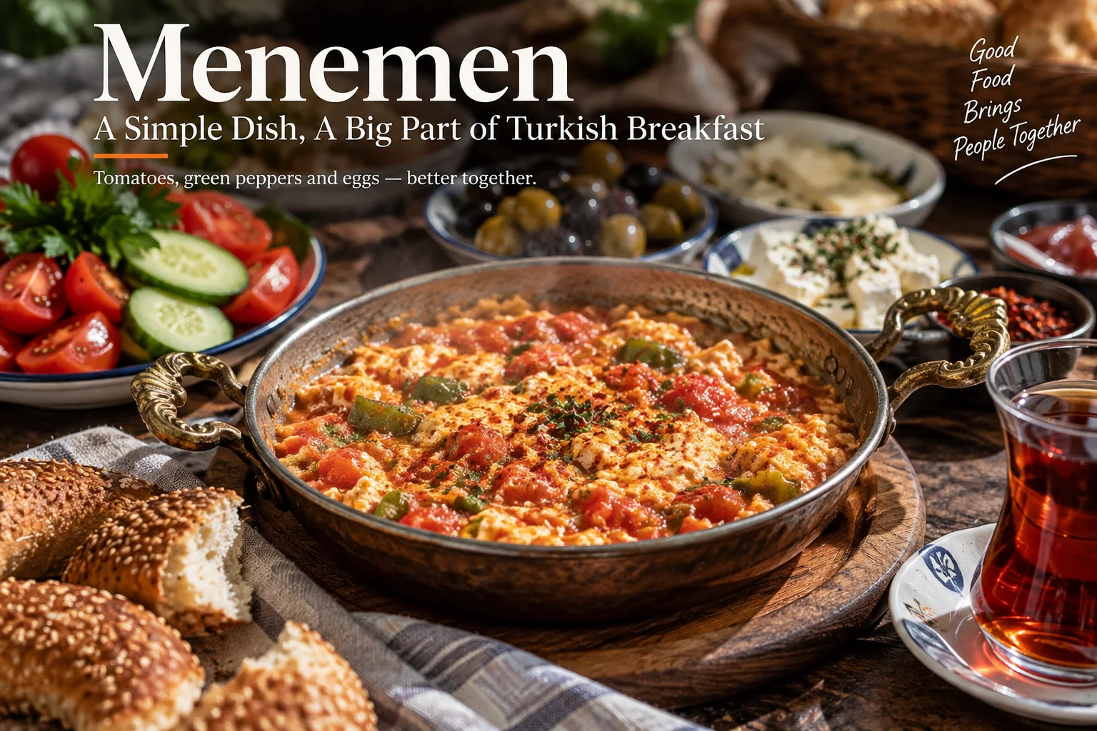 What Is Menemen? Türkiye’s Sizzling Breakfast Classic