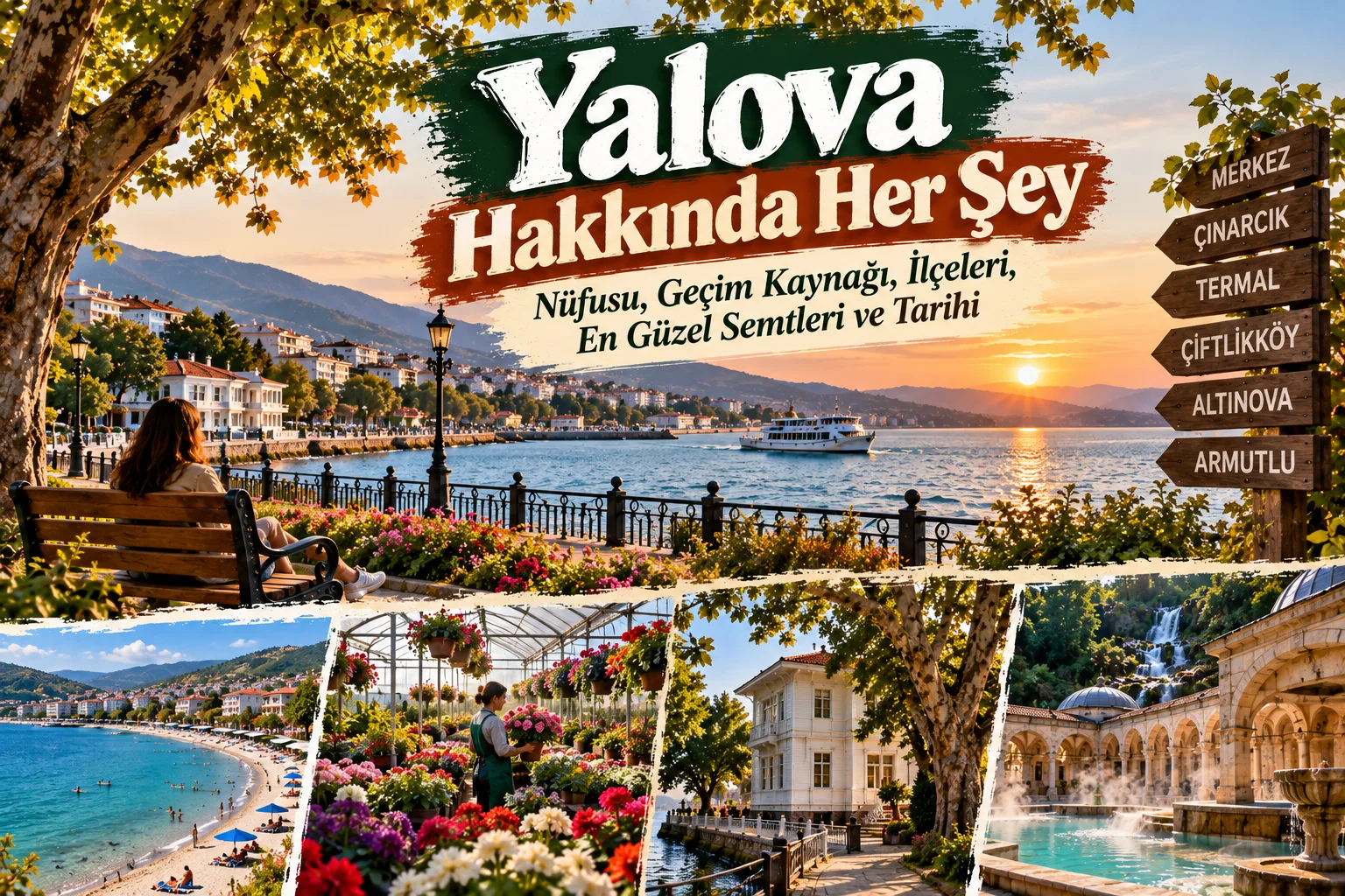 Getting to Know Yalova: Population, Districts, Livelihoods and Its Former Name