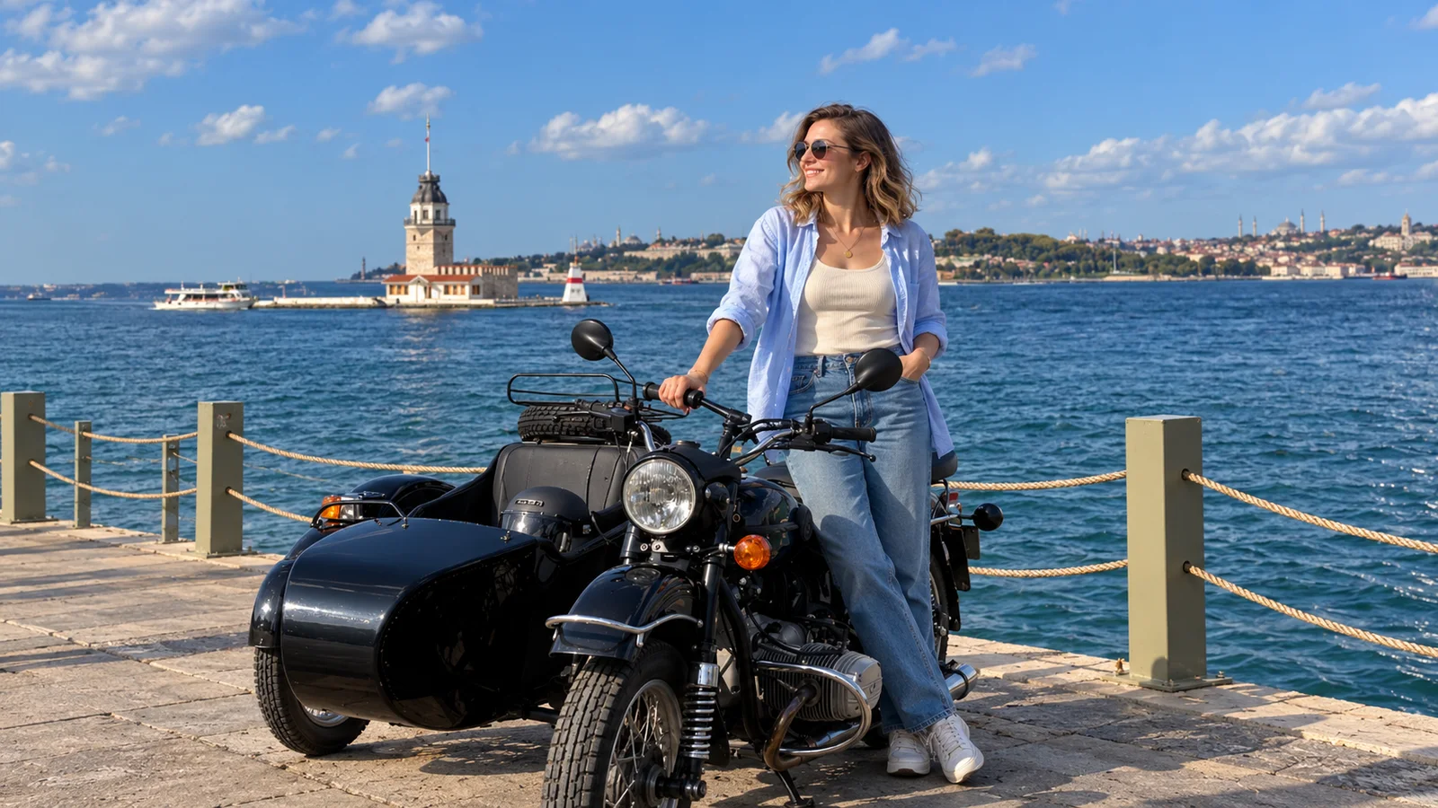 Istanbul’s Latest Travel Trend: A Two-Continent Tour by Retro Sidecar Motorcycle!