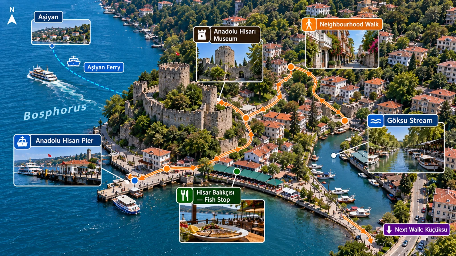 Anadolu Hisarı and Göksu: Where the Fortress Meets the Stream