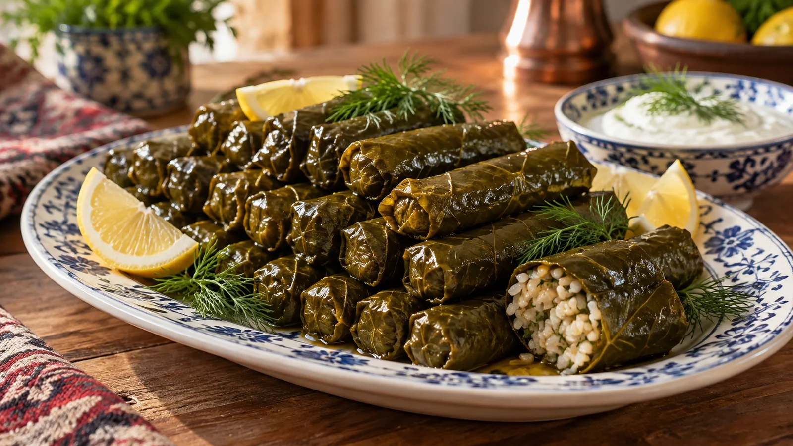 Yaprak Sarma: Türkiye’s Delicate Stuffed Grape Leaves