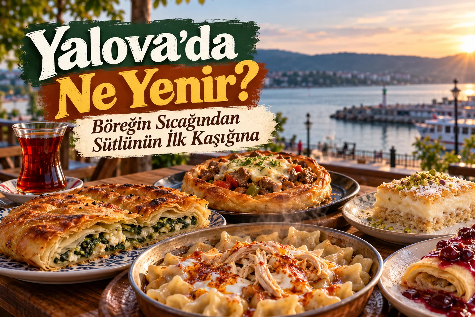 What to Eat in Yalova: From Warm Spinach Börek to Yalova Sütlüsü