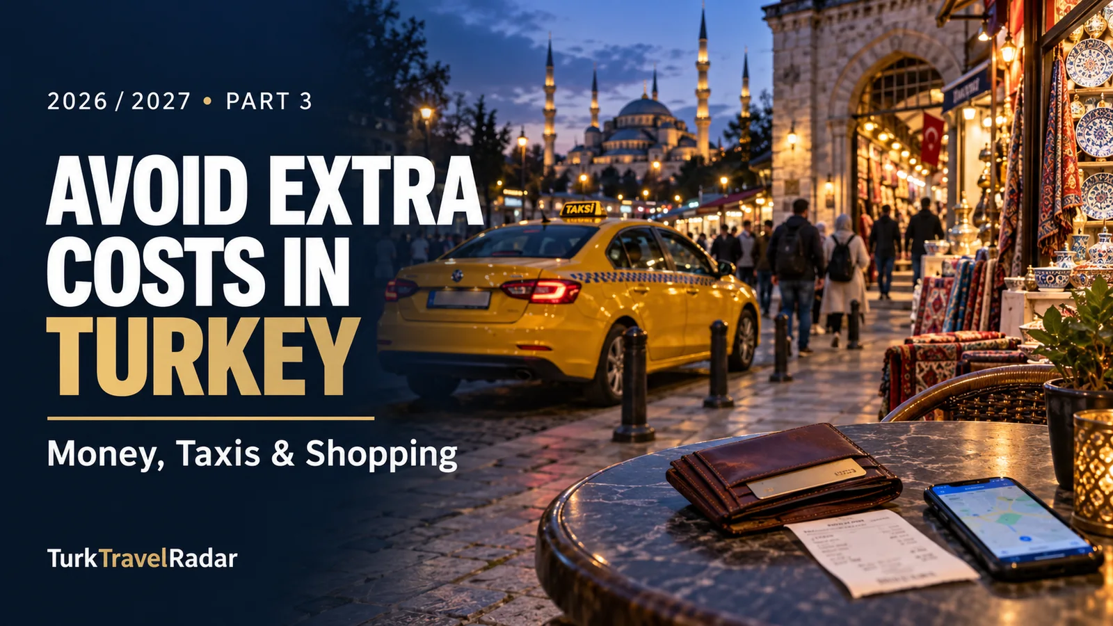 Money, Taxis and Shopping in Turkey: How to Avoid Extra Holiday Costs in 2026–2027