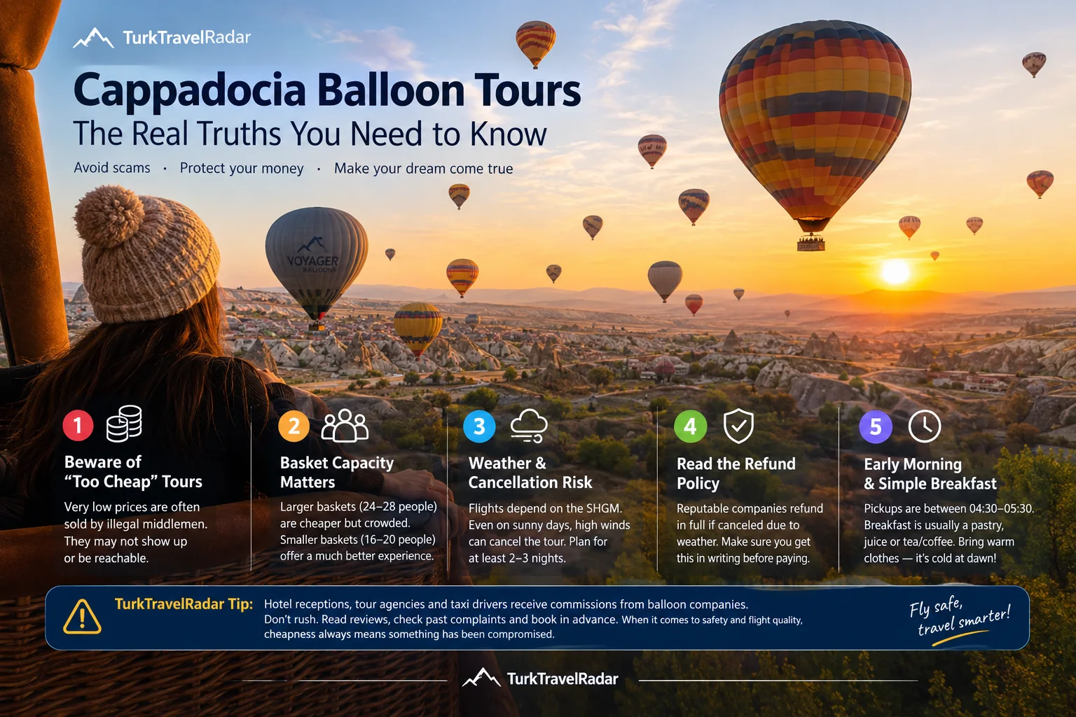 How to Avoid Getting Ripped Off When Choosing a Hot Air Balloon Tour in Cappadocia