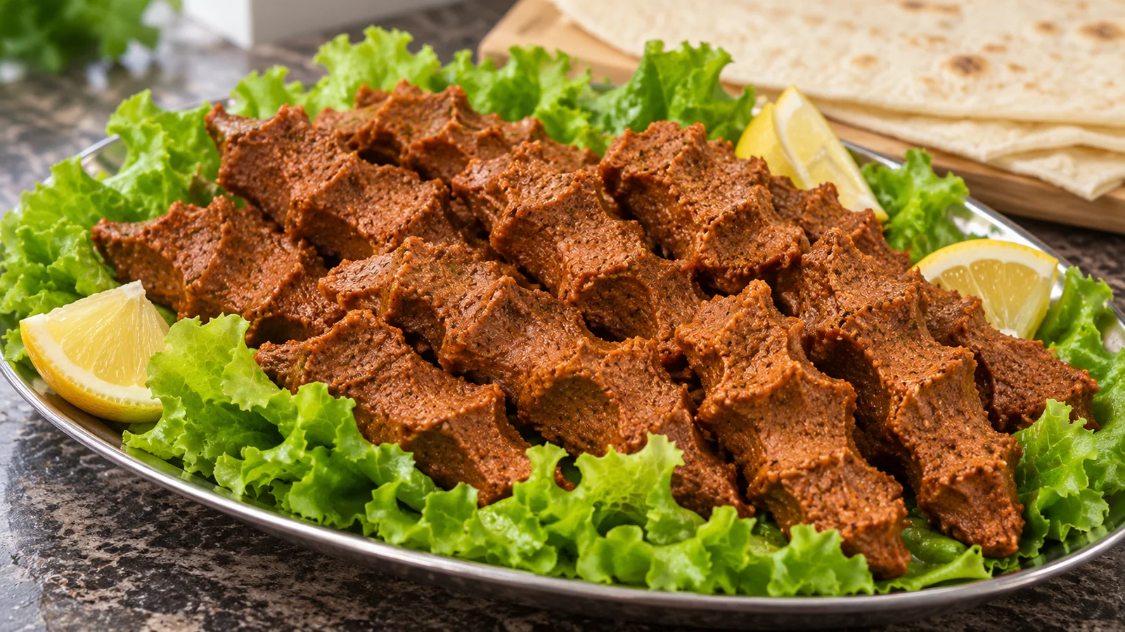 Turkish Spicy Bulgur Bites (Çiğ Köfte): A Meat-Free Recipe with Pomegranate Molasses