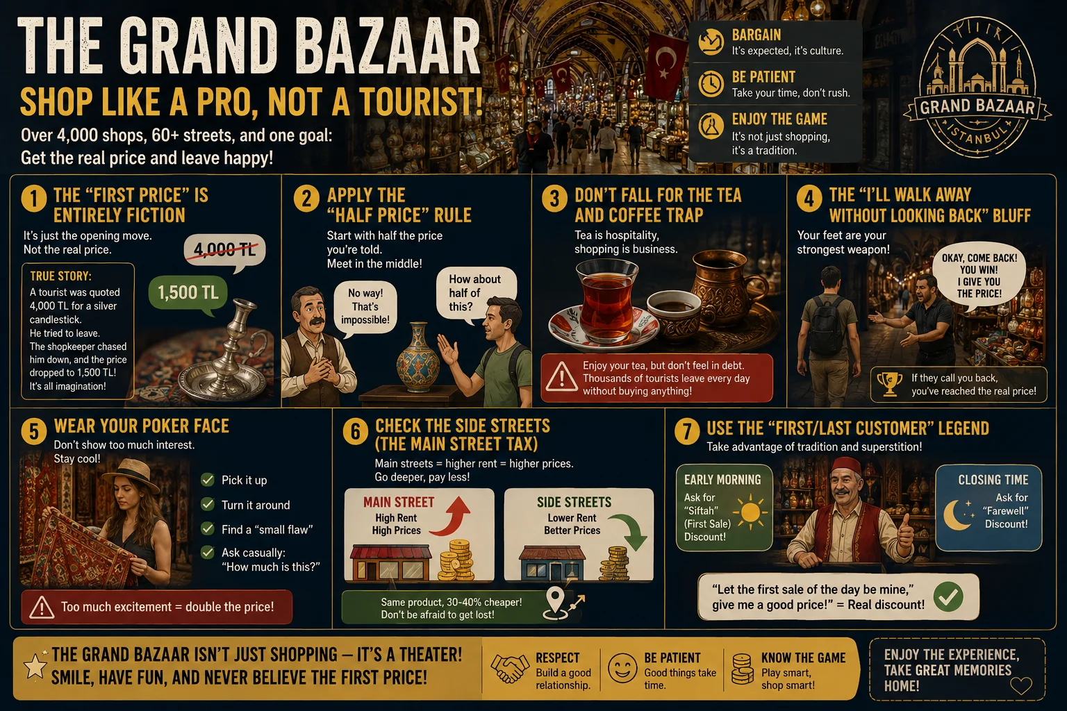 How to Survive the Grand Bazaar: A Tourist's Guide to Real Prices and Hard Bargaining