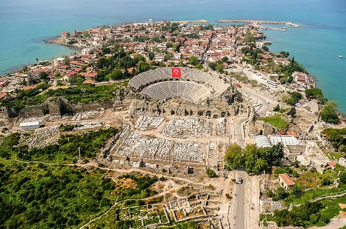 Side Ancient City: Behind the Sunset Temple Was One of Pamphylia's Great Port Cities