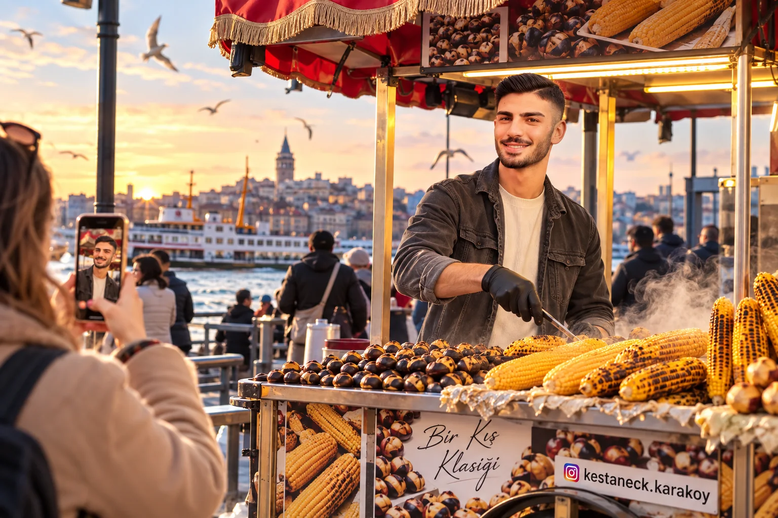 Alper Temel: Istanbul’s Viral Corn Seller and the Street-Food Story Behind Karaköy’s Famous Face