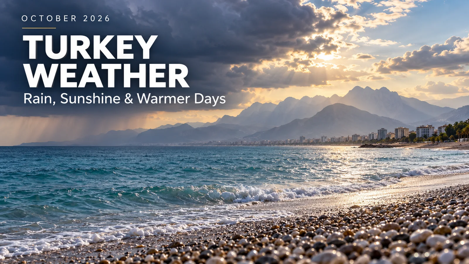 Turkey Weather in October 2026: When Will the Rain Stop and Warmer Days Return?