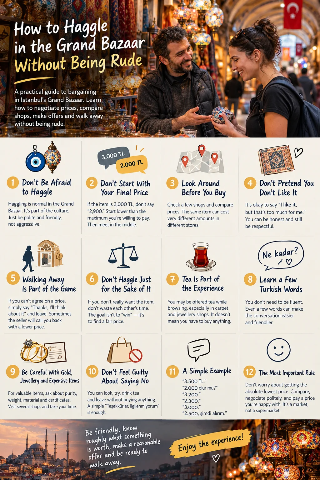 How to Haggle in the Grand Bazaar Without Being Rude