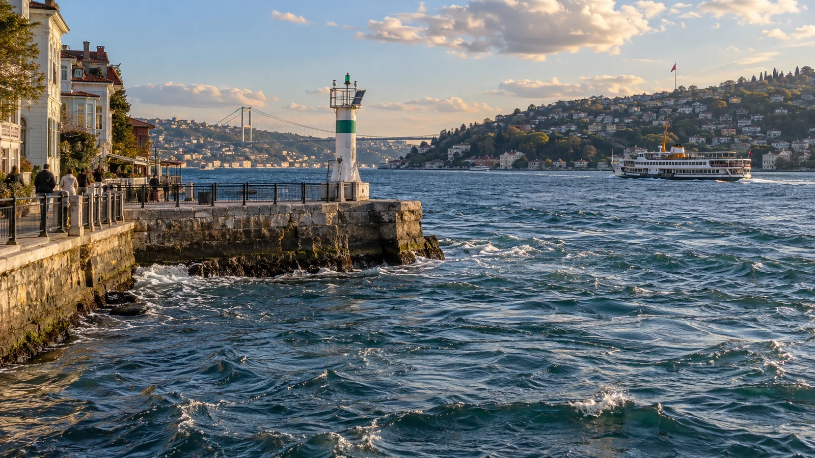 Kuruçeşme and Arnavutköy: Following the Bosphorus North
