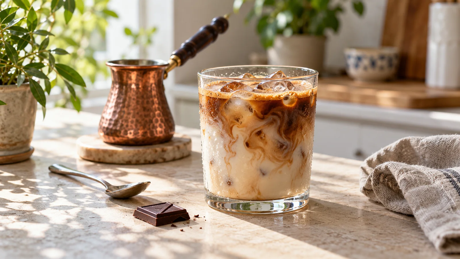 Iced Turkish Coffee with Milk: An Easy Homemade Recipe