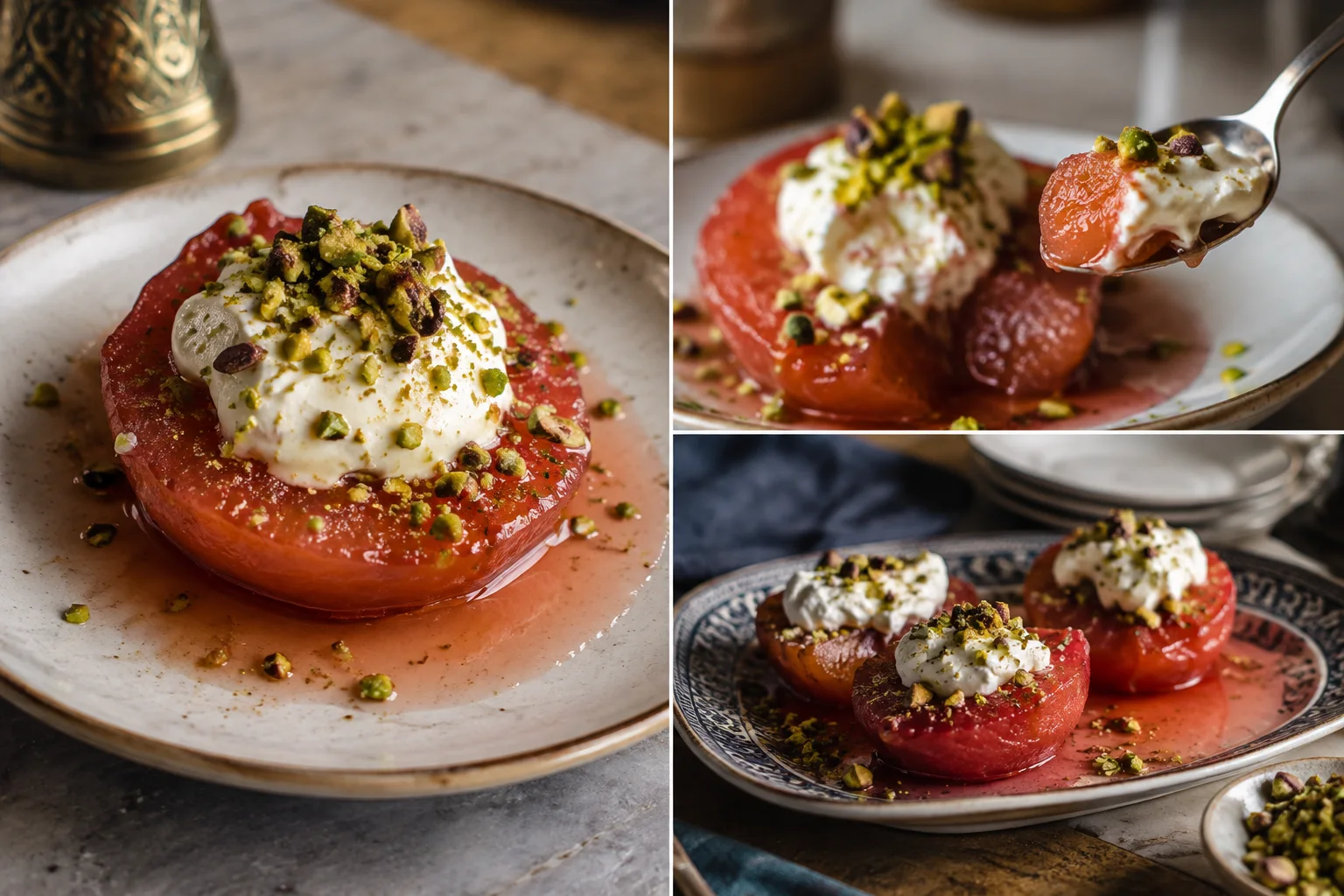 Must-Try Turkish Desserts: Ayva Tatlısı, Tender Quince with a Spoonful of Kaymak