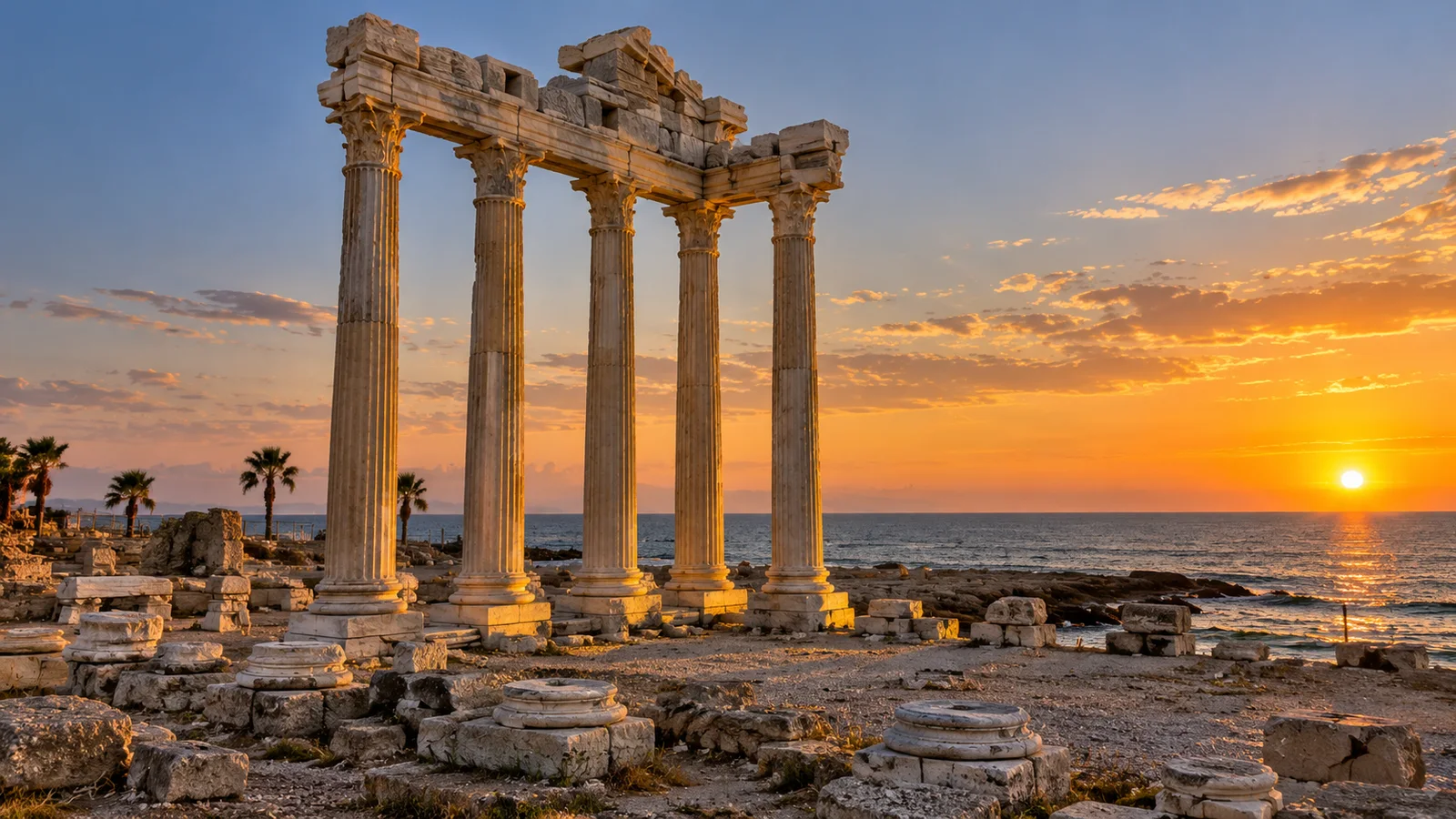 Temple of Apollo at Side: Five Columns That Have Watched the Mediterranean for Nearly 2,000 Years