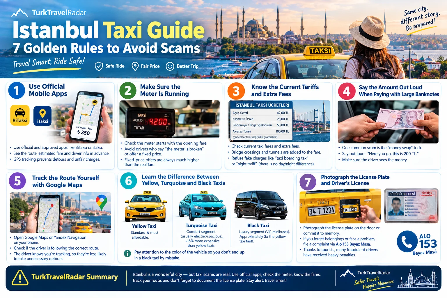 7 Golden Rules to Avoid Taxi Scams in Istanbul
