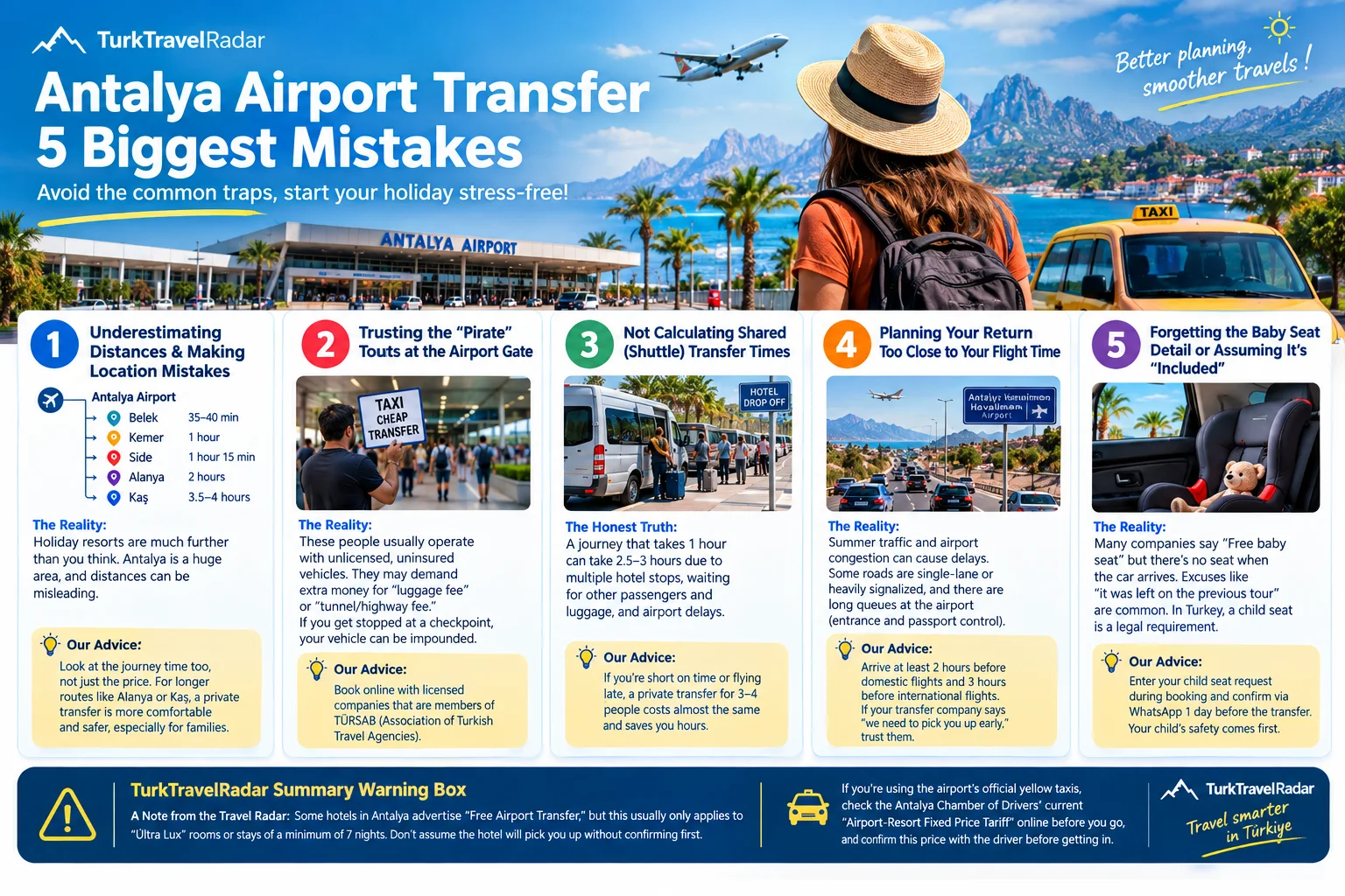 The 5 Biggest Mistakes People Make with Antalya Airport Transfers (and the Right Solutions)