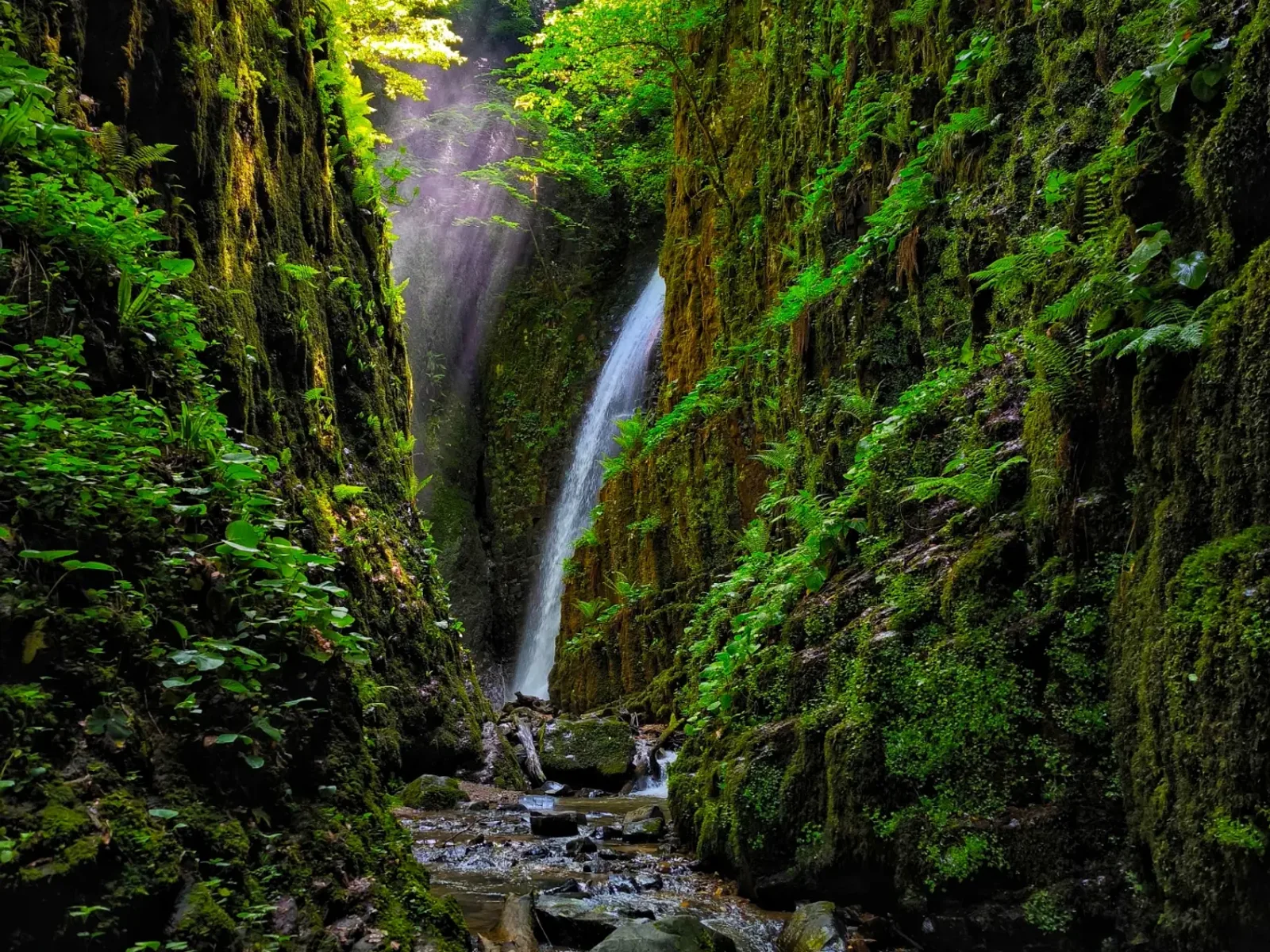 Nüzhetiye Waterfall in Kocaeli