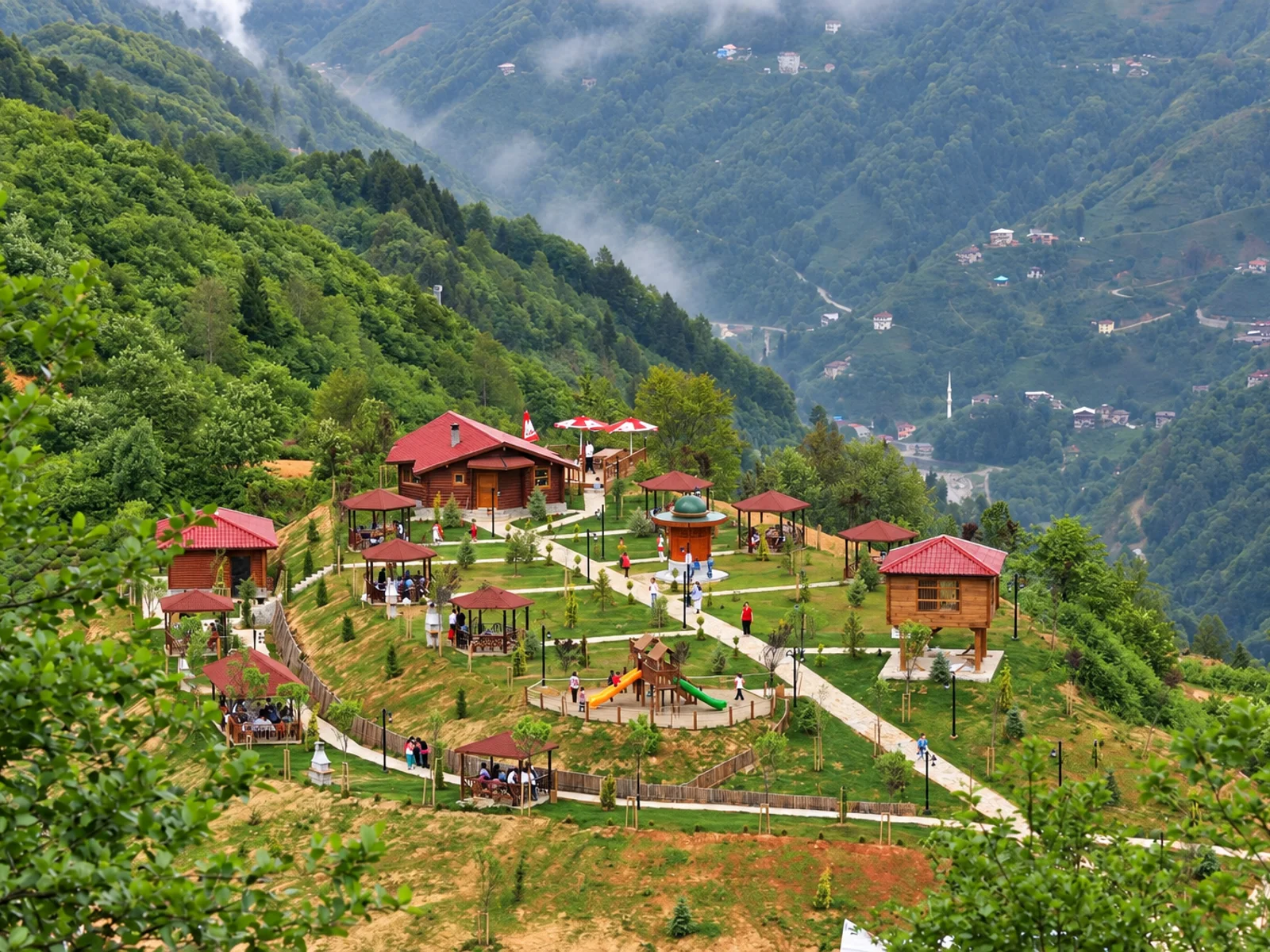 Arapdüzü Nature and Recreation Area in Rize
