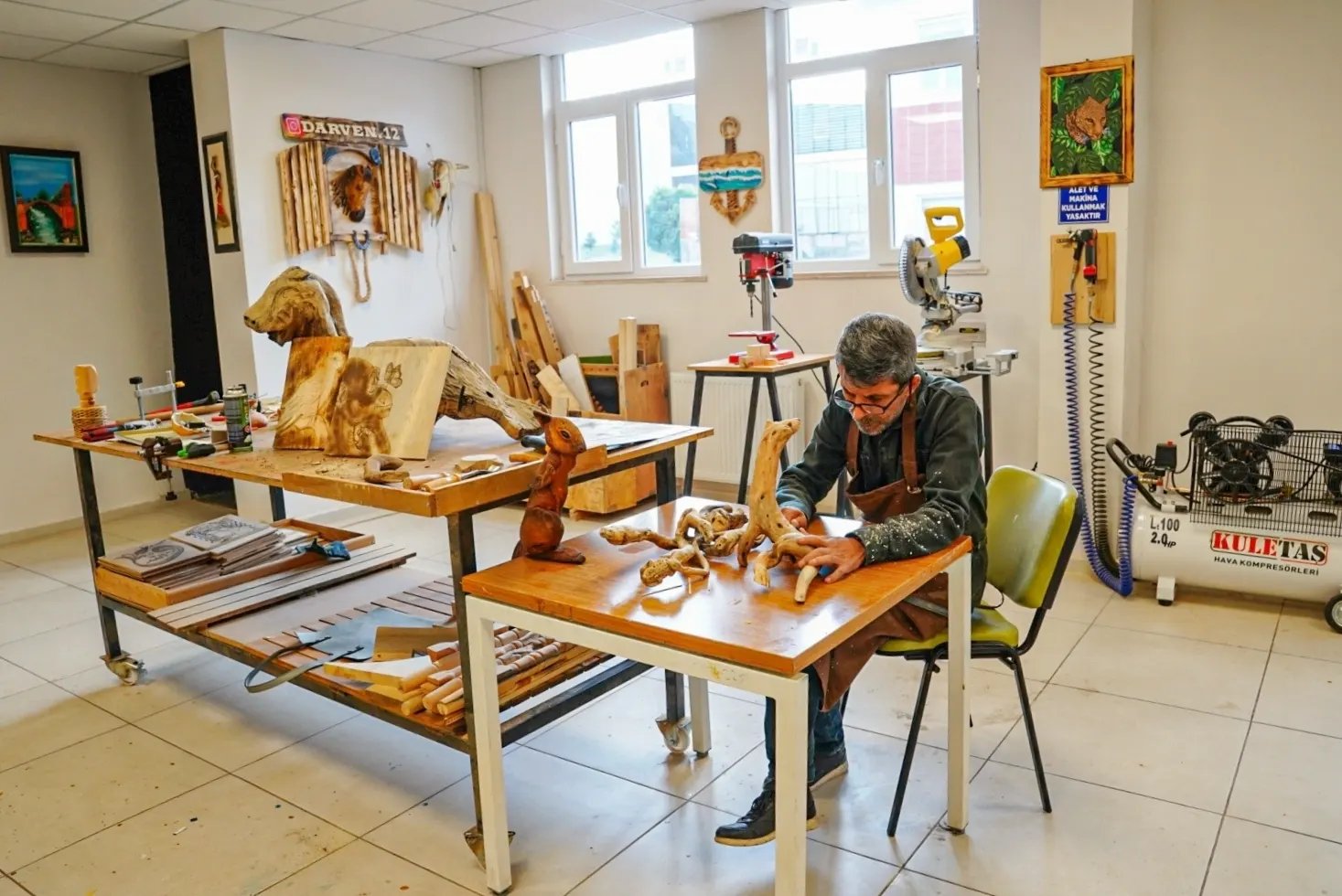 Traditional Woodcraft Workshop in Bingöl