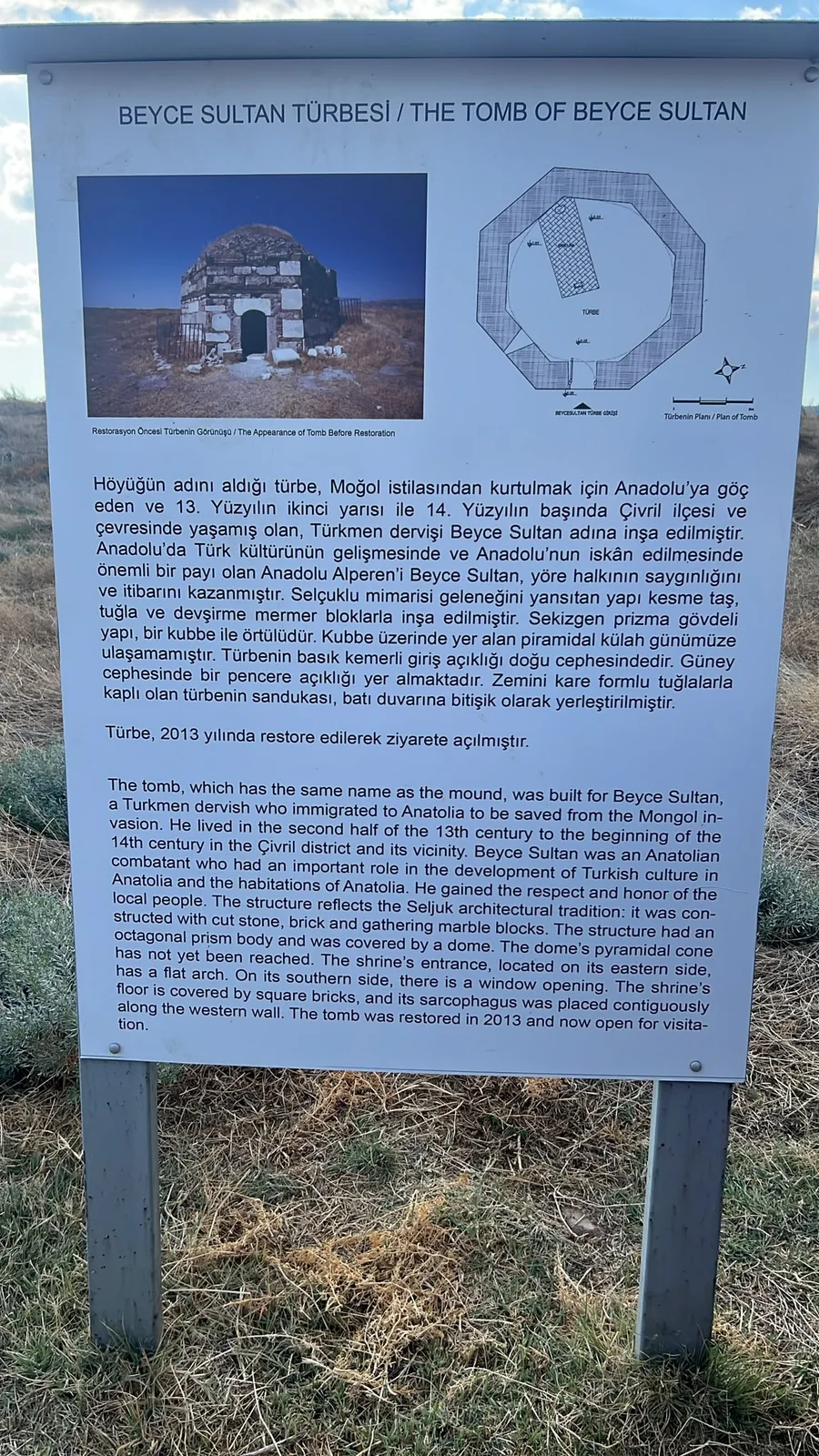 Traveler experience photo of Beycesultan Tomb